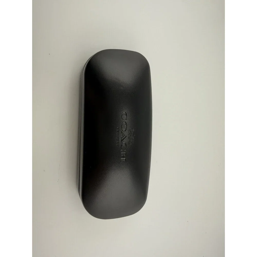 Coach Glasses Sunglasses Hard Shell Case. Black Clam Box. New Condition